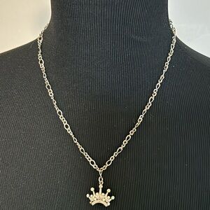 Princess Crown Pendant Necklace